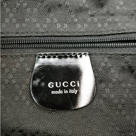 Gucci Black Nylon Bamboo Handle Hobo Shoulder bag - Picture 13 of 13